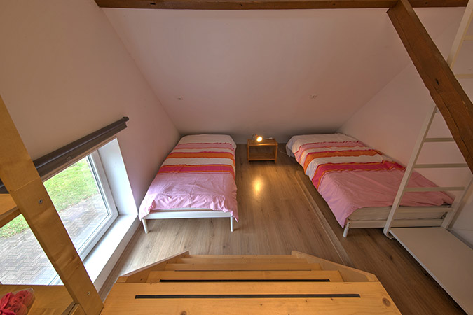 Slaapkamer 2 Vakantiewoning de Deale