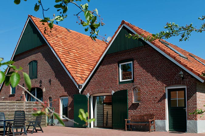 Vooraanzicht Groepsaccommodatie Weidezicht