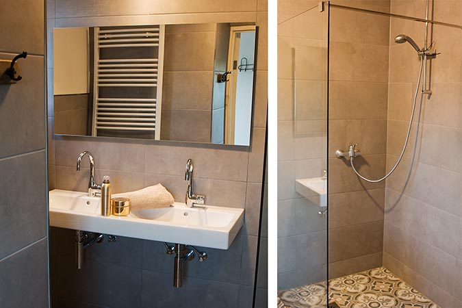 Badkamer begane grond Groepsaccommodatie Weidezicht