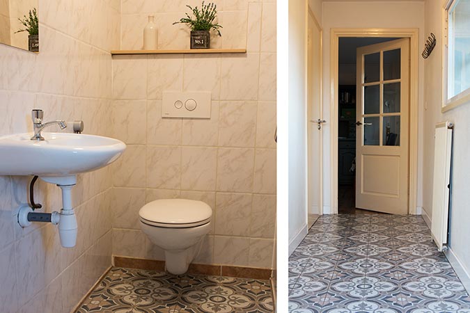 Sanitair begane grond Groepsaccommodatie Weidezicht